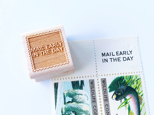 Mail More Love Rubber Stamps