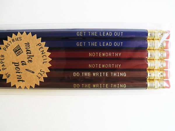 Paper Pastries Make A Point Pencil Set