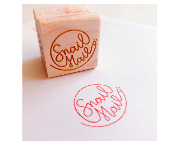 Snail Mail Book Rubber Stamps