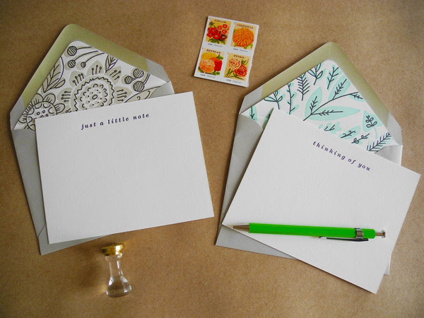 Moglea Letterpress Liner Notes Set