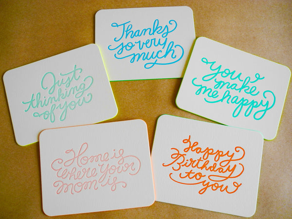 Moglea Ultra Luxe Letterpress Cards