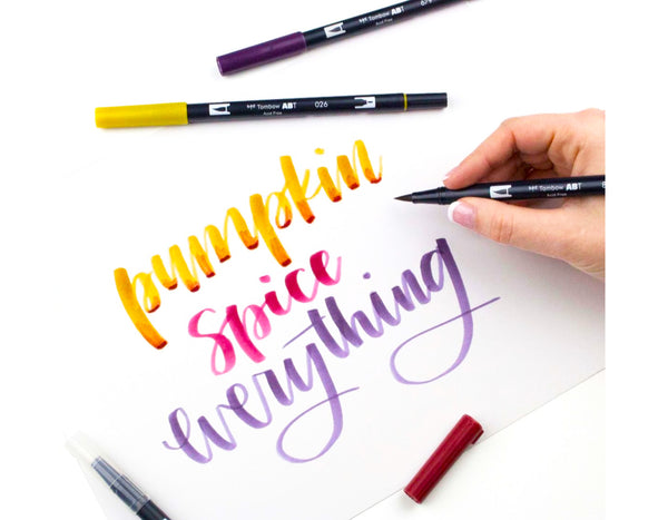 Muted Fall Palette - Dual Brush Pen Art Marker Set