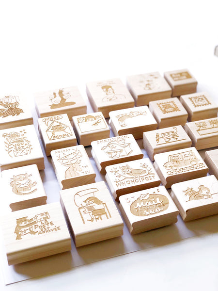 EXTRA SPECIAL MAIL THEME RUBBER STAMPS FROM GERMANY