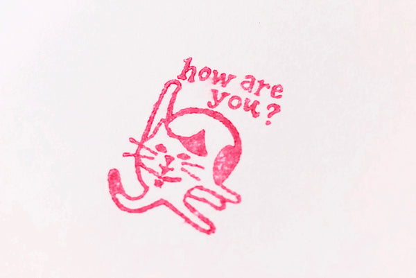 New Cat Rubber Stamps
