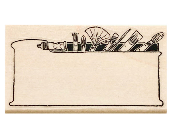 Snail Mail and Art Themed Rubber Stamps