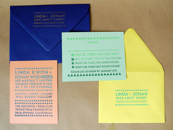 DIY Ace Invitation Custom Rubber Stamps
