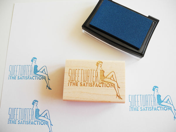 Custom Laser Engraved Rubber Stamp