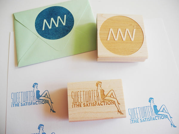 Custom Laser Engraved Rubber Stamp