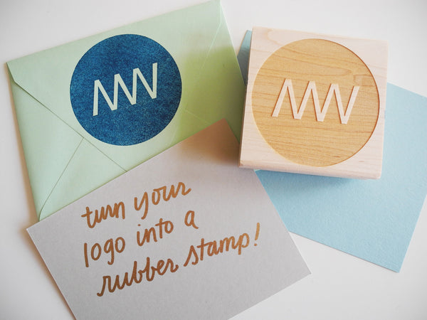 Custom Laser Engraved Rubber Stamp