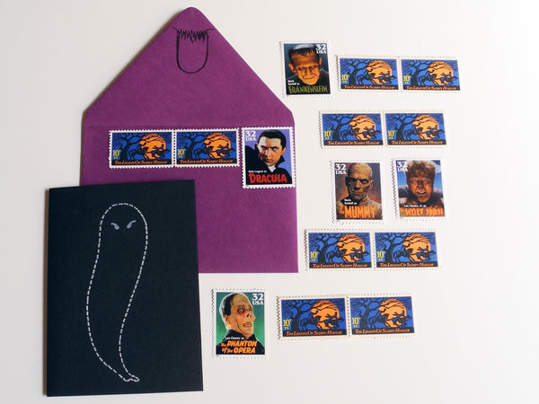 mint condition us vintage postage enough to post five letters.