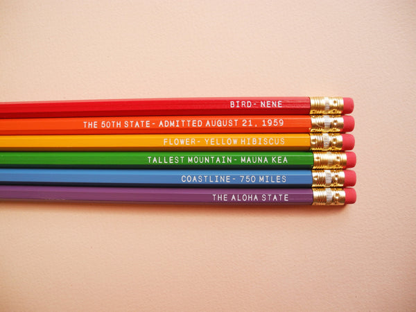 Paper Pastries Hawaii Pencil Set