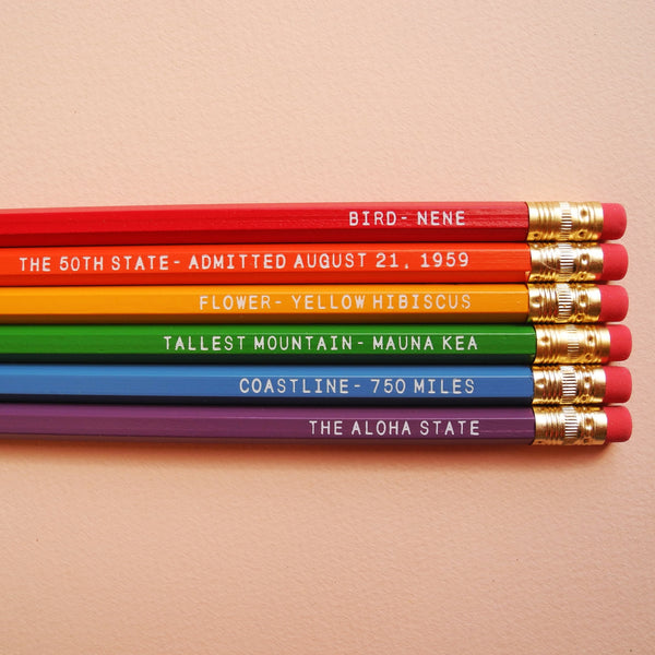 Paper Pastries Hawaii Pencil Set