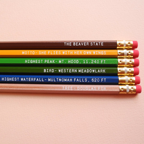 Paper Pastries Oregon Pencil Set