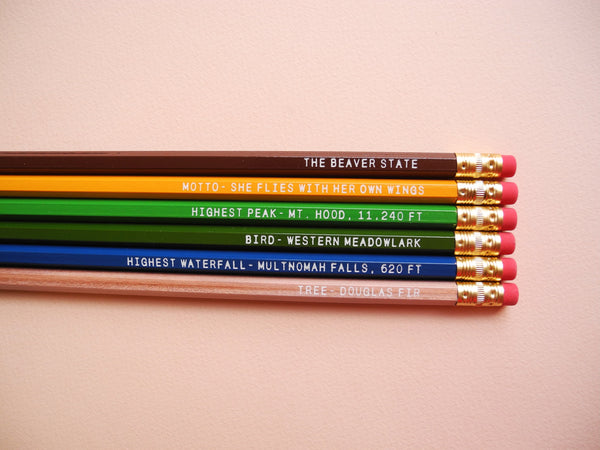 Paper Pastries Oregon Pencil Set