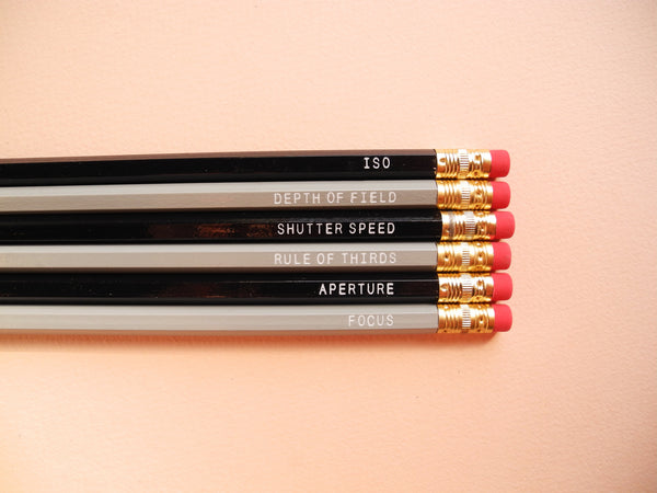 Paper Pastries Photography Pencil Set