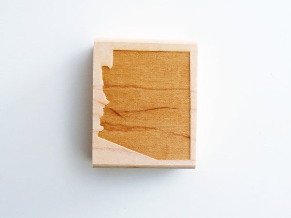 US State Rubber Stamp