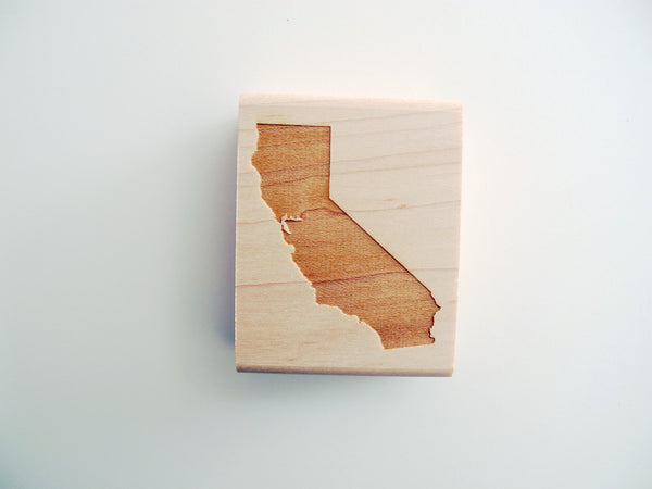 US State Rubber Stamp