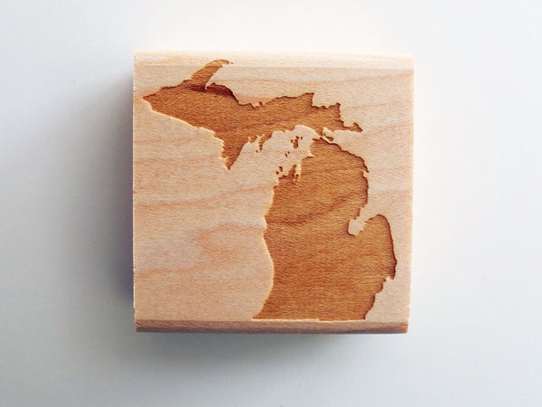 US State Rubber Stamp