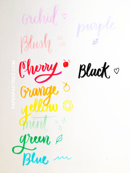 Tombow Brush pen - AB-T Dual Tip Brush and Fine Tip - Bujo Supplies - Bullet Journal Stationery - Hand lettering calligraphy- N15