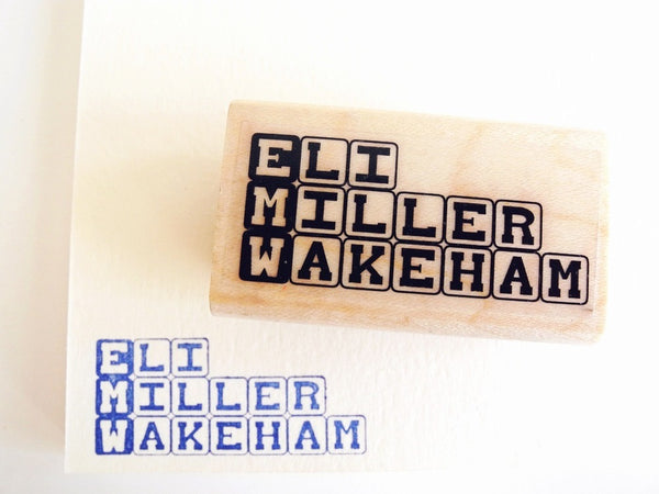 New Personalized Baby Block Stationery