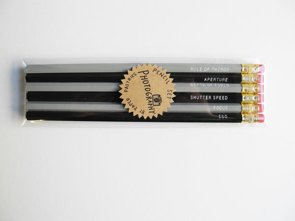 Paper Pastries Photography Pencil Set