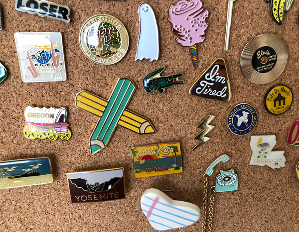 SALE Enamel Pins Wooden Pins Acrylic Pins