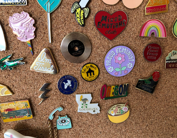 SALE Enamel Pins Wooden Pins Acrylic Pins