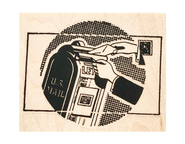 Snail Mail and Art Themed Rubber Stamps