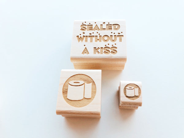Self Quarantine Mail Rubber Stamps