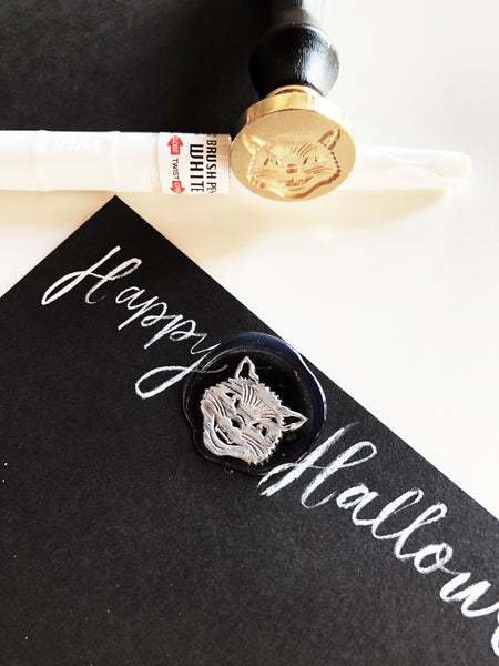 Retro Cat Wax Seal