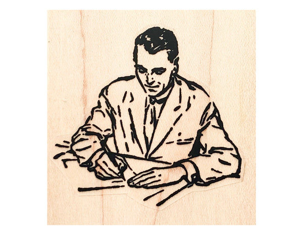 Snail Mail and Art Themed Rubber Stamps