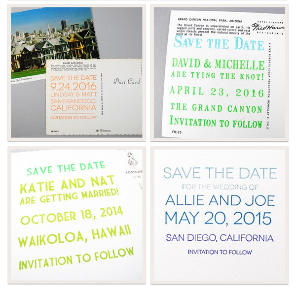 Custom Save the Date Stamp
