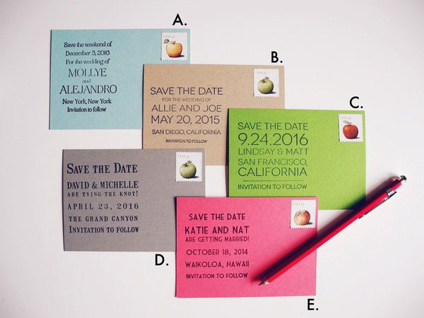 Custom Save the Date Stamp