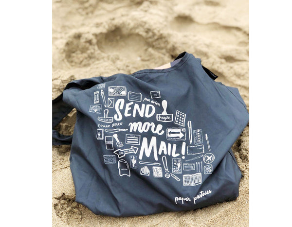 Eco Tote Send More Mail 100% Recycled Reusable Shopping Bag