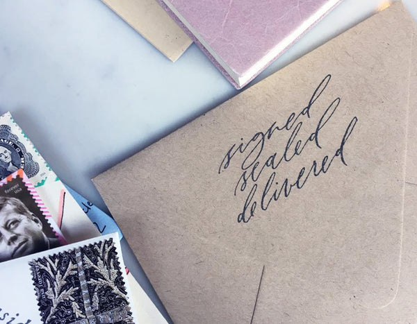Mail More Love Rubber Stamps
