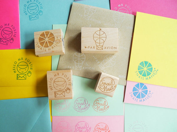 Snail Mail Book Rubber Stamps