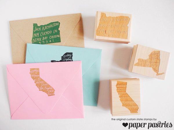 The Original Home State Personalized Return Address Stamp
