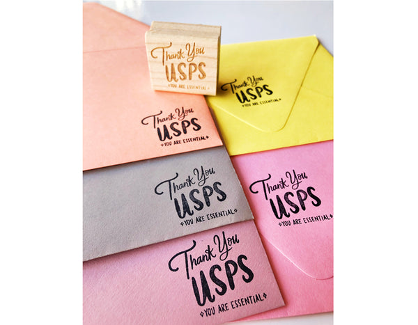 Thank you USPS rubber stamp