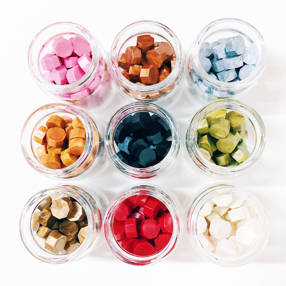 Mixed Color Floral Shaped Wax Sealing Beads 1000PCS Wax Seal Beads
