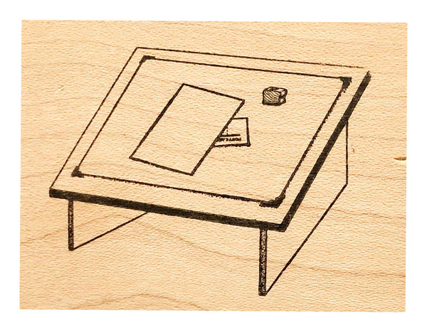 Snail Mail and Art Themed Rubber Stamps
