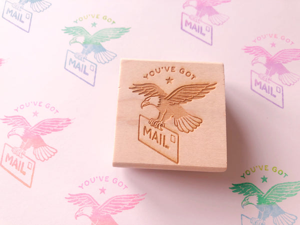 Mail More Love Rubber Stamps