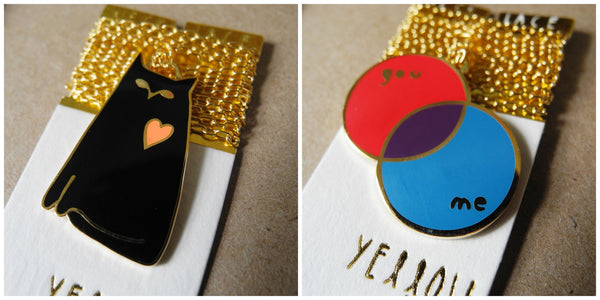 Pendant Necklaces by Yellow Owl Workshop