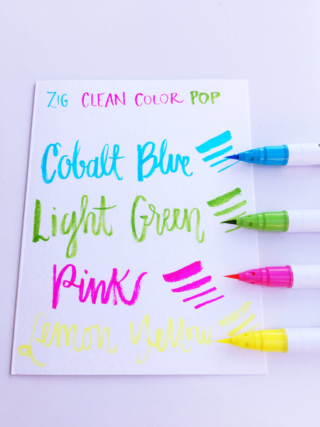 Zig Clean Color Real Brush Pen Sets