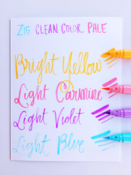 Zig Clean Color Real Brush Pen Sets