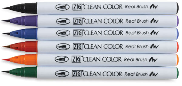 Zig Clean Color Real Brush Pen Sets