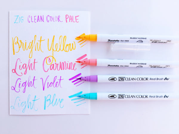 Zig Clean Color Real Brush Pen Sets