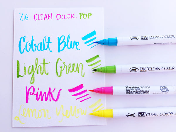 Zig Clean Color Real Brush Pen Sets