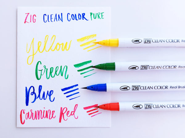 Zig Clean Color Real Brush Pen Sets