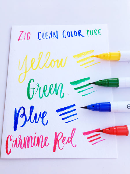 Zig Clean Color Real Brush Pen Sets