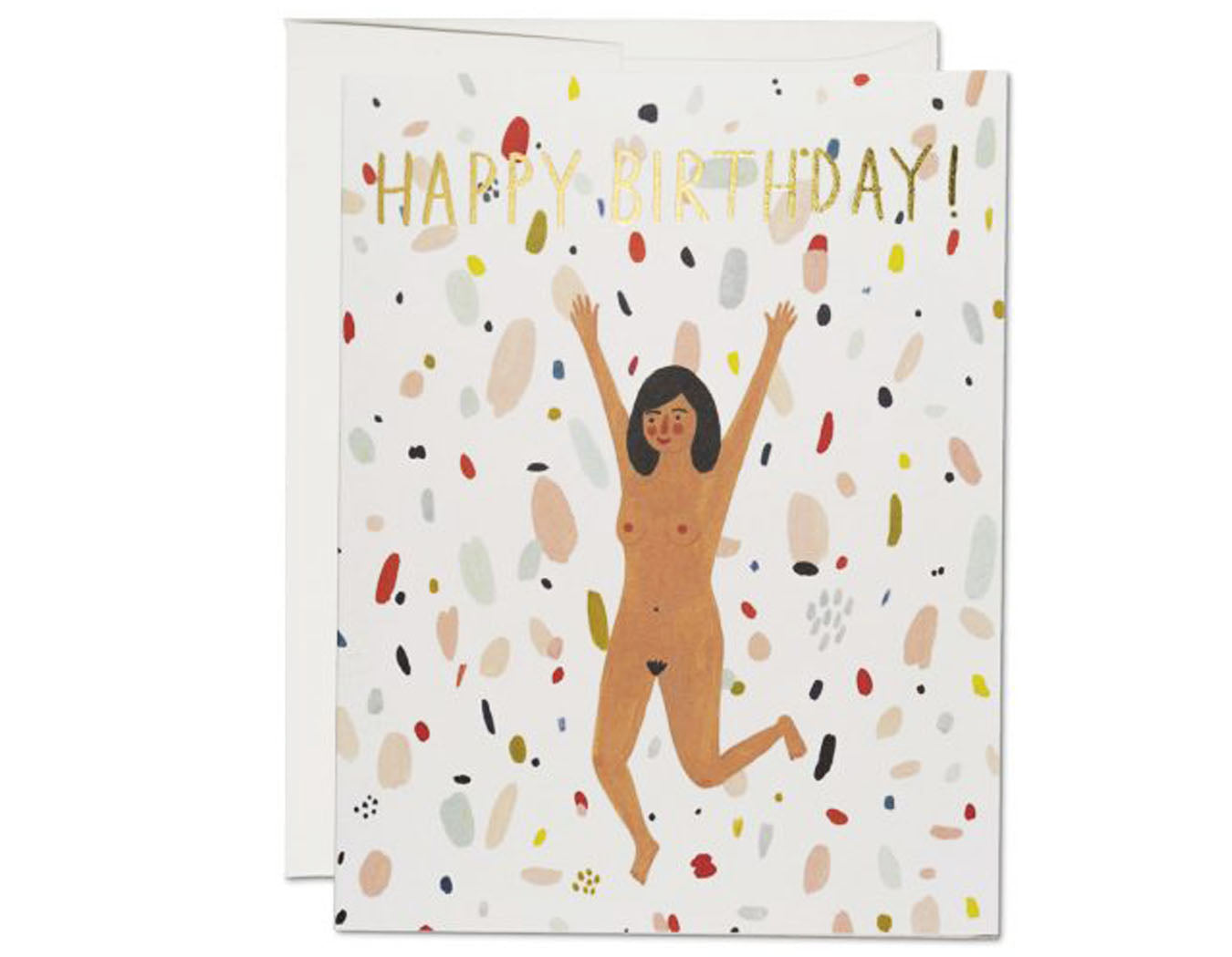 Birthday Suit Birthday Greeting Card